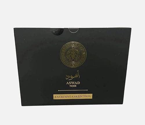 Image of ASWAD NOIR Men’s Luxury Arabic Fragrance Gift Set – 3 Piece Collection (Eau de Parfum, Shower Gel & Body Lotion) – Oud, Amber & Woody Notes – Premium Black Gift Box for Him