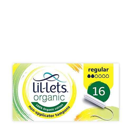 Image of Lil-Lets 16 Organic Non-Applicator Tampons Regular