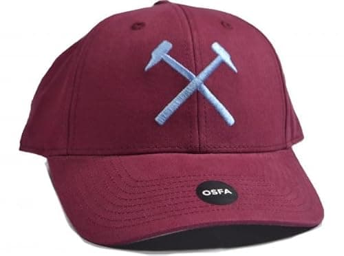 Image of West Ham United Hammers Classic Baseball Cap - Authentic EPL Claret