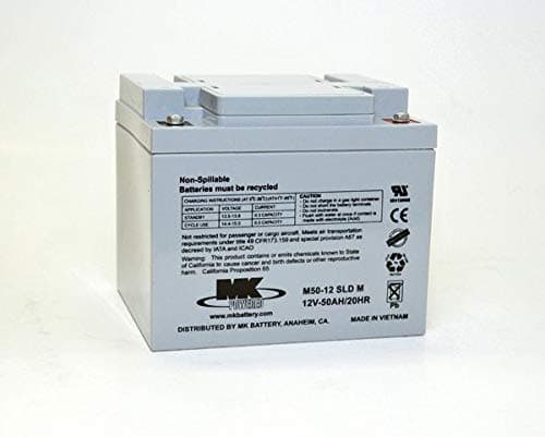 Image of MK Powered - Sealed lead acid battery M50-12 SLD M 12V 50Ah M6-F