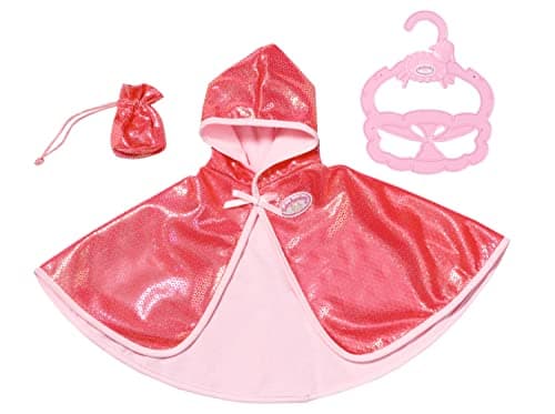 Image of Baby Annabell Little Sweet Cape 706503 - For Toddler Dolls Sized 36cm - Includes Doll, Cape, Bag, and Hanger - Suitable From 1 Year