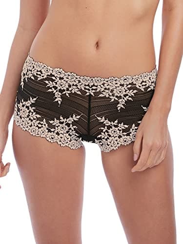 Image of Wacoal Women's Embrace Lace Boy Short Pant, Black, Medium