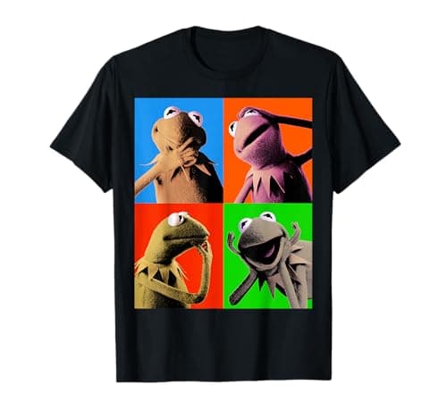 Image of Disney The Muppets Kermit The Frog Pop Art T-Shirt