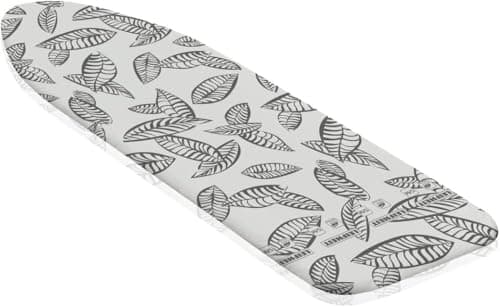 Image of Leifheit Perfect Steam S/M Ironing Board Cover, max. 125x40cm, for steam stations, ideal heat distribution through perforation, Iron Board Cover with elasticated waistband