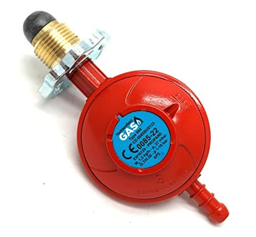 Image of Huddersfield Gas Branded Handwheel Propane Gas Regulator 37Mbar 1.5Kgh Fits Calor & Flogas