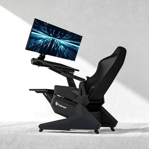Image of Black Zero- Gaming Chair, Adjustable Reclining Office Chair for Home Office, Comfortable Movable Workstation for Gamers and Professionals