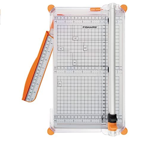 Image of Fiskars Personal SureCut Plus Paper Trimmer 30 cm - A4, With Cutting Line Guide, Including 1 Scoring Blade & 1 Cutting Blade, 1020504