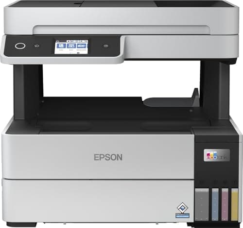 Image of Epson EcoTank ET-5170 Printer with Tanks, 4-in-1 Multifunction Printer: Duplex Printer/Scanner/Copier/Fax, A4, Color Inkjet, Direct WiFi, Ethernet, Display, Low Cost Per Page
