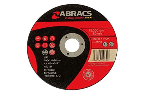 Image of Connect 32144 Abracs 100mm x 1.0mm Thin Cutting Discs 10pc