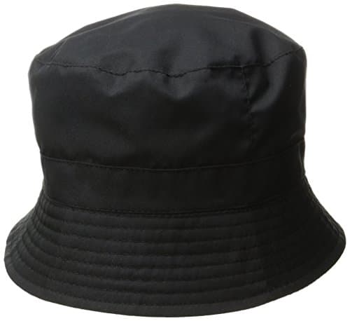 Image of totes Women's Water-Resistant Bucket Rain Hat, Black, One Size