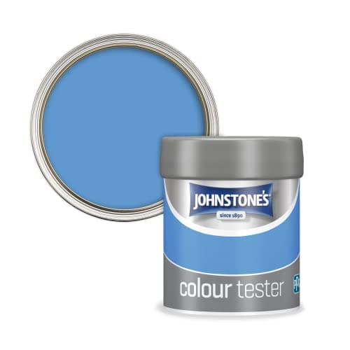 Image of Johnstone's - Blue Star Emulsion Paint Tester Pots - Easy to Apply, Dries in 1-2 Hours - 75ml