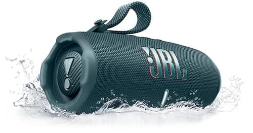 Image of JBL Charge 6, Wireless Portable Bluetooth Speaker, 28 Hours of Playtime, IP68 Waterproof, Dustproof and Drop-Proof, Pro Sound with AI Sound Boost, Auracast Multi-Speaker Connection, Blue