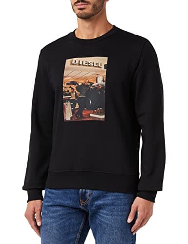 Image of Diesel_S-GINN-G2 FELPA_SWEATSHIRT_Black_M
