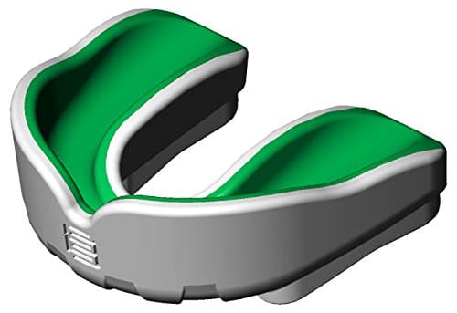 Image of Makura Ignis Mouthguard (Polar White/Emerald Green, Junior)
