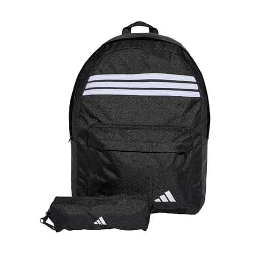 Image of adidas Unisex CLASSIC UNISEX 3 STRIPES HORIZONTAL, Black/White/White, One size