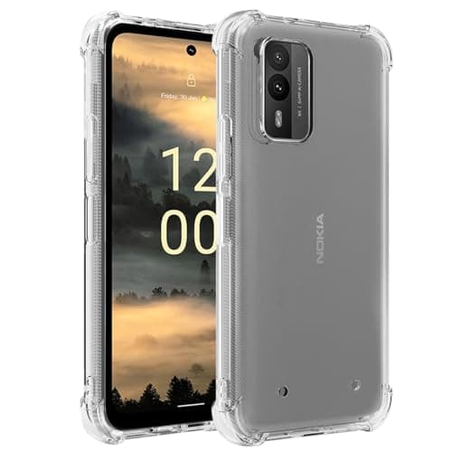 Image of Wanyuexes Case for Nokia XR21 Case, for Nokia XR 21 Case, Soft Clear TPU Phone Cases, Slim Silicone Protective Shockproof Transparent Cover for Nokia XR21 5G Crystal Clear