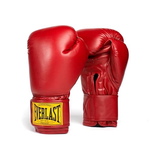 Image of Everlast P00003358 Adult Boxing Gloves, Unisex, Red, 16 oz