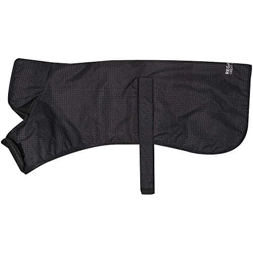 Image of Regatta Arlo Waterproof Dog Coat (S) (Lead Grey Check)
