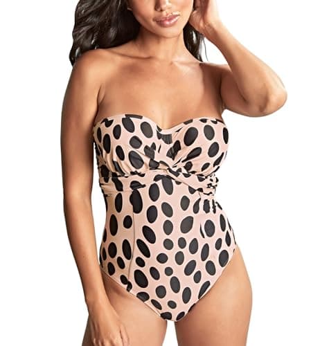 Image of Panache SW1770 Amalfi Tatiana Twist Bandeau Swimsuit