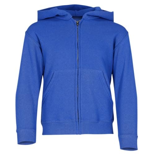 Image of Fruit of the Loom Childrens/Kids Unisex Hooded Sweatshirt Jacket (5-6) (Royal)