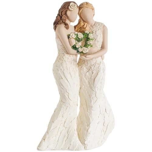 Image of More Than Words 9633 From This Day Forward Bride and Bride Couple Wedding Figurine