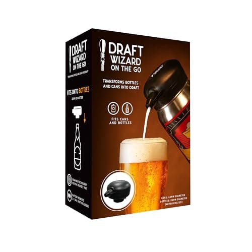 Image of Menkind Draft Wizard On The Go Ultra Portable Ultrasonic Frothing Beer Dispenser