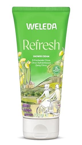 Image of Weleda Shower Gel with Citrus, Creamy Body Wash, For Women & Men, Cleanse & Refresh, Paraben & SLS Free, Certified Natural, Organic, Vegan, 200 ml