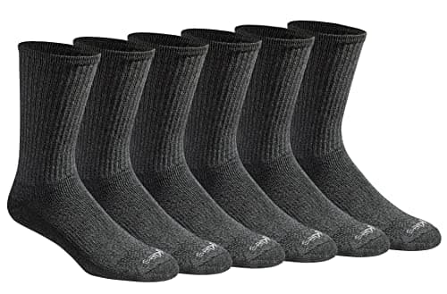 Image of Dickies mensMulti-pack Dri-tech Moisture Control Crew Socks Casual Sock - Multicolor -