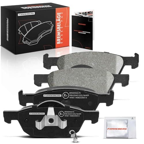 Image of Frankberg Brake Pad Set incl. 4x Pads Front Compatible with Accord VIII CU Accord VIII Estate CW Replace# 45022TL1G00,45022TL1G01