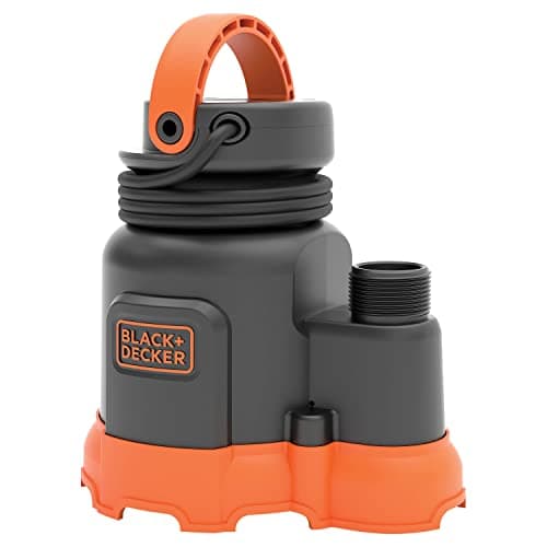 Image of Black+Decker 1/6 HP Submersible Water/Utility Pump, Pumps up to 2000 GPH