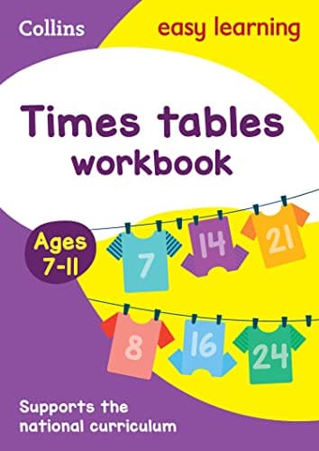 Image of Times Tables Workbook Ages 7-11: Ideal for home learning (Collins Easy Learning KS2)