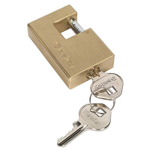 Image of Sealey Pl207 Brass Shutter Padlock 56Mm