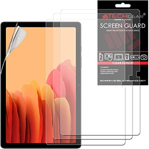 Image of TECHGEAR 3 Pack Galaxy Tab A7 10.4" Screen Protectors (SM-T500 / SM-T503 / SM-T505 / SM-T509), Ultra CLEAR Screen Protector Guard Cover Designed for Samsung Galaxy Tab A7 10.4" 2022/2020