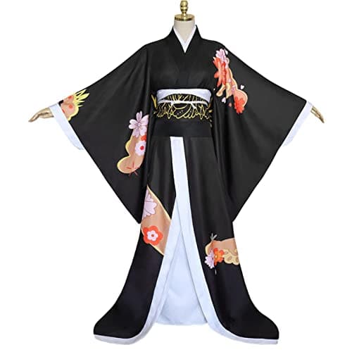 Image of PUYYDS Anime Demon Slayer Kimetsu no Yaiba Kibutsuji Muzan Cosplay Costume Kimono Uniform Halloween Christmas Clothing
