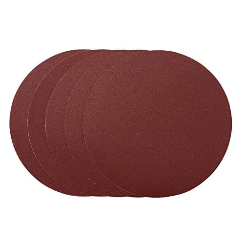 Image of Draper 63031 Sanding Discs, 200mm, 120 Grit, PSA (Pack of 5), Red, One Size