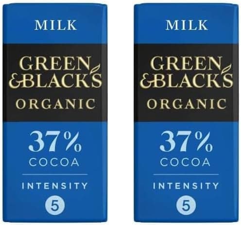 Image of 2 x Green & Black Organic Milk Chocolate Bar 90g - Richer and Creamier Taste