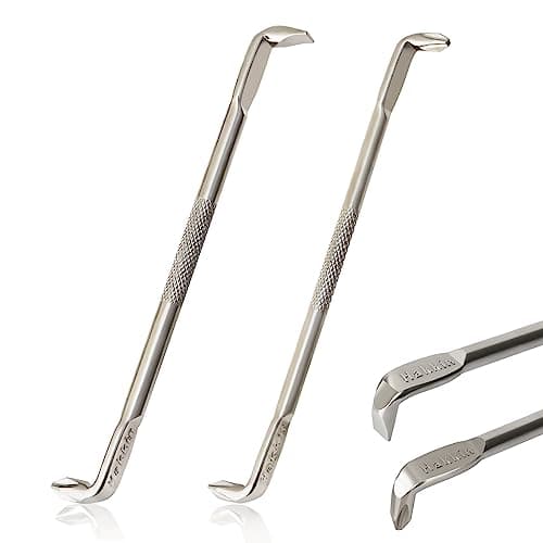 Image of Hakkin 2PCS Offset Screwdriver Set S2 Steel Z-Type Double Head Offset Magnetic Screwdriver Right Angle Screwdriver with Phillips Slotted 15mm Flat Elbow Design for Tight Space Operation - 130mm