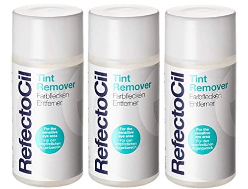 Image of Refectocil Tint Remover Colour Stain Remover for Eyebrows and Eyelash Colour, 150 ml Pack of 3
