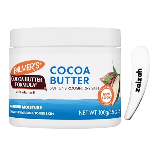 Image of Palmer's Nourishing Cocoa Butter Formula For Rough, Dry Skin - Silky Smooth Skin - Say Goodbye to Dryness 100g (With Cosmetic Spatula)