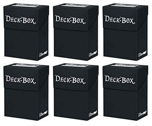 Image of 6x Ultra Pro Deck Box Schwarz - Black im Sparset