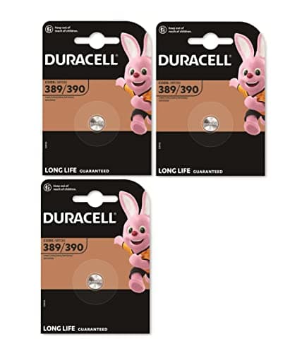 Image of 3X Duracell 389/390 SR1130 With Silver Oxide (3 Blister Pack of 1 Battery) 3 Batteries