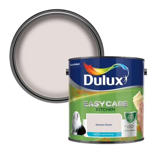 Image of Dulux Easycare Kitchen Matt Emulsion Paint - Goose Down - 2.5L