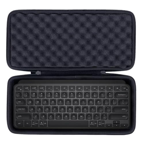 Image of co2CREA Storage Carry Travel Hard Case for Logitech MX Keys Mini Minimalist Wireless Illuminated Keyboard, Case only