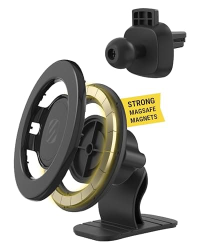 Image of Scosche MAGICMOUNT™ SELECT Magsafe Compatible DASH/VENT MOUNT Magnetic Mount for Mobile & MagSafe Devices