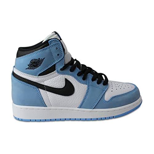 Image of Air Jordan 1 Retro High "University Blue" (GS/Juniors) (2021), White/Black-university Blue, 1 Little Kid