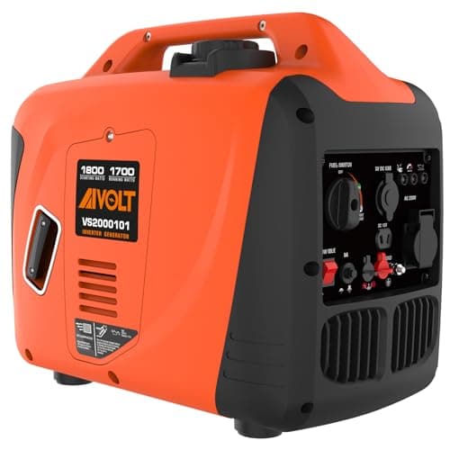 Image of AIVOLT 1800W Petrol Inverter Generator 4 Stroke 80cc Engine Portable Silent Generator for Camping, Jobsites, Home Use-Pure Sine Wave, Super Lightweight