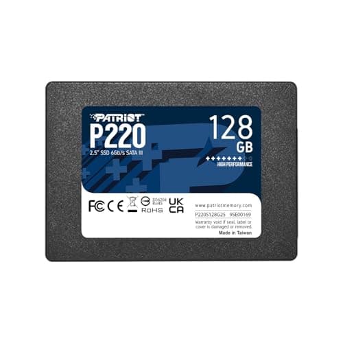 Image of Patriot P220 SATA 3 128GB Internal Solid State Drive 2.5” - P220S128G25