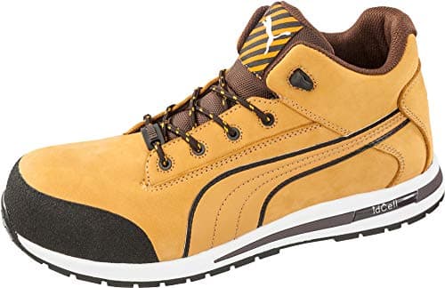 Image of PUMA Safety Dash Wheat Mid HRO SRC 633180-45 Safety Boots S3 Size: 45 Beige, Brown, 1 Pair, EU, 45 EU