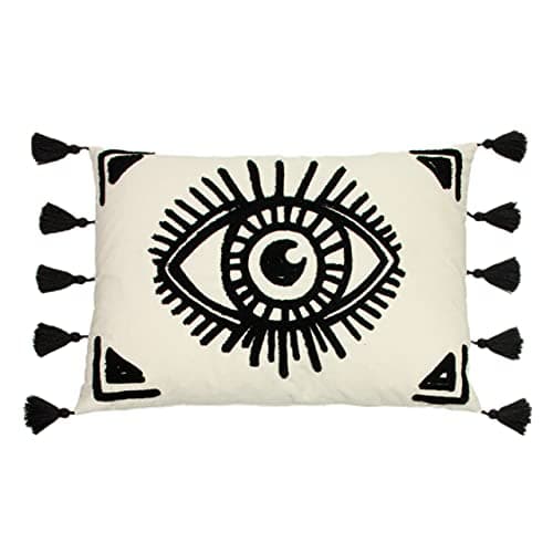 Image of furn. Ashram Eye Cushion, Monochrome, 35 x 50cm