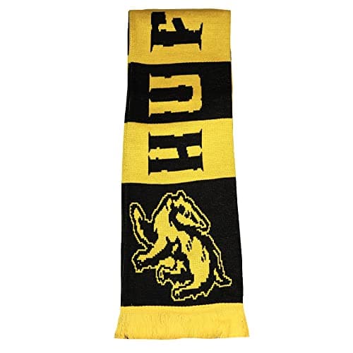 Image of CID Harry Potter Hufflepuff Knitted Adults Scarf, Multicolour, One Size